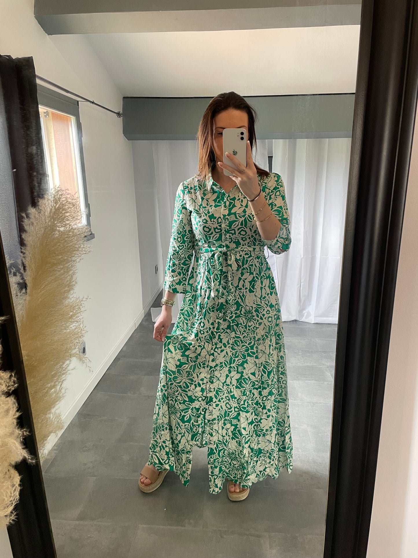 Robe EDENE- Vert