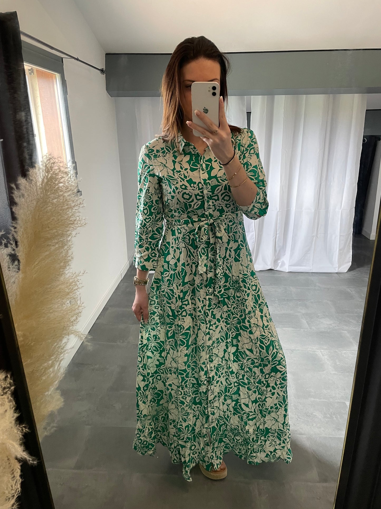 Robe EDENE- Vert